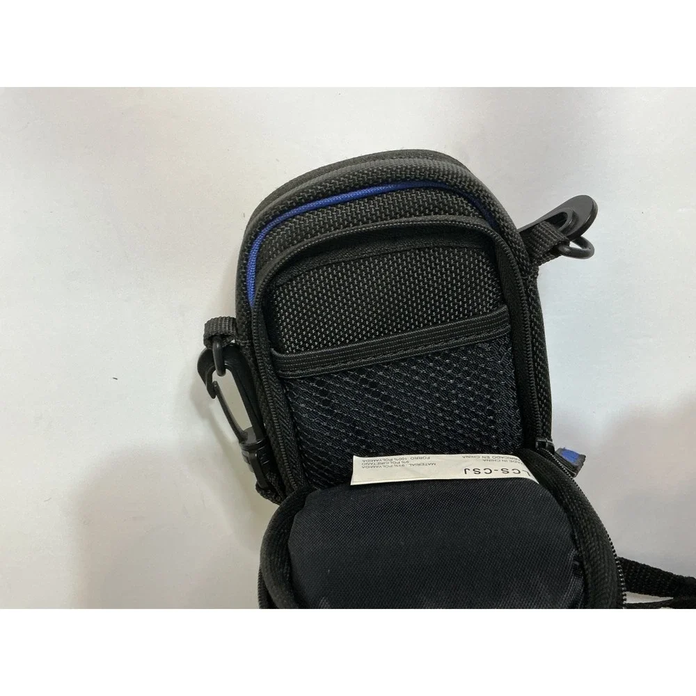 Sony LCS-CSJ Soft Camera Case Pouch Black Nylon for Cyber-shot Digital Cameras